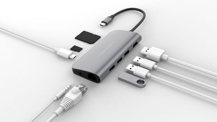 Hub USB-C 9-1 HyperDrive POWER - iFan.RO