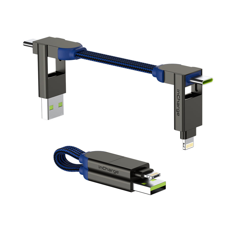 Cablu de Incarcare si Date 6 in 1 inCharge X - iFan.RO
