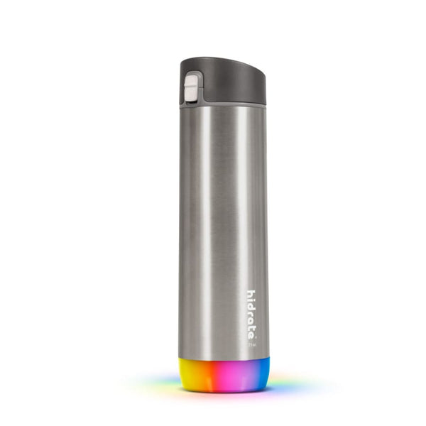 HidrateSpark, 620 ml, Bluetooth Tracker, Sticlă Smart Inox, Inox