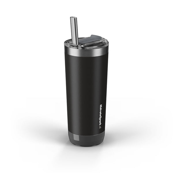 Termos Smart HidrateSpark Pro, 592 ml, Monitorizare Hidratare, Bluetooth, Păstrează Băuturile Calde sau Reci, Negru