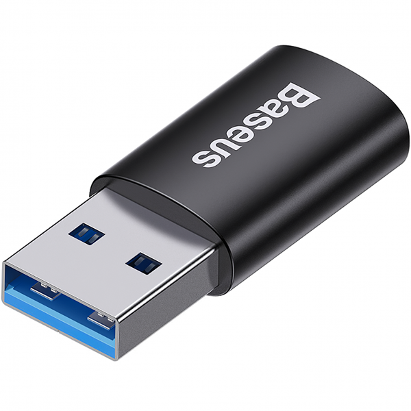 Adaptor Date si Incarcare USB-C - USB-A Baseus Ingenuity, Negru