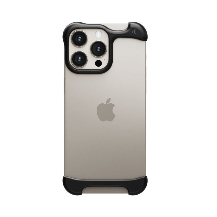 Husa de protectie din aluminiu pentru iPhone 16 Pro, Arc Pulse, Tip Bumper, Antisoc, Protectie Superioara
