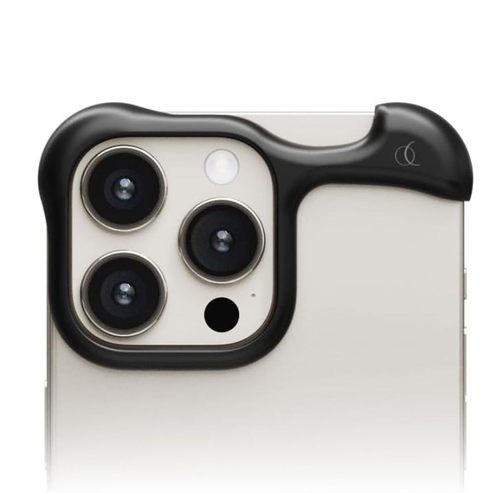 Husa de protectie din aluminiu pentru iPhone 16 Pro, Arc Pulse, Tip Bumper, Antisoc, Protectie Superioara