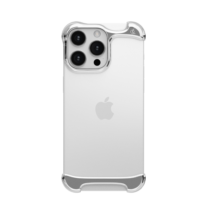 Husa de protectie din aluminiu pentru iPhone 16 Pro, Arc Pulse, Tip Bumper, Antisoc, Protectie Superioara