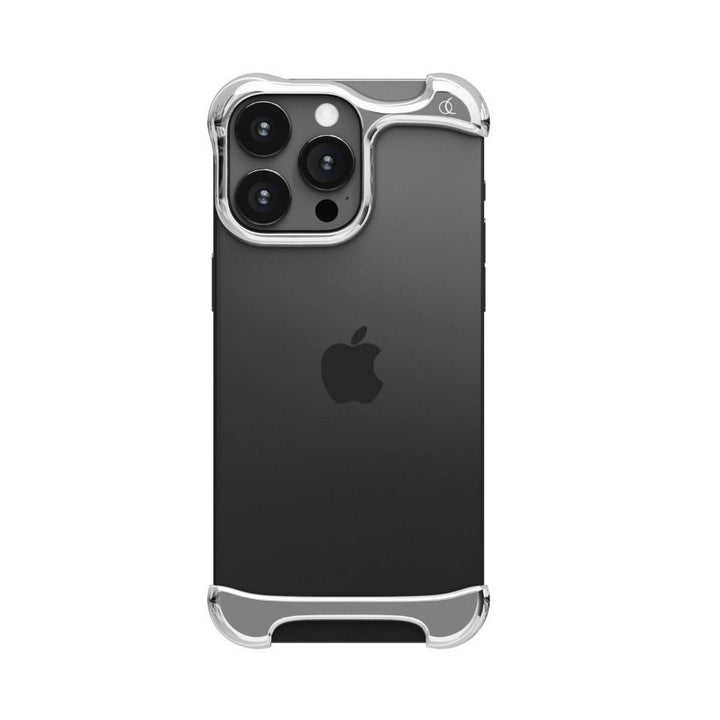 Husa de protectie din aluminiu pentru iPhone 16 Pro, Arc Pulse, Tip Bumper, Antisoc, Protectie Superioara