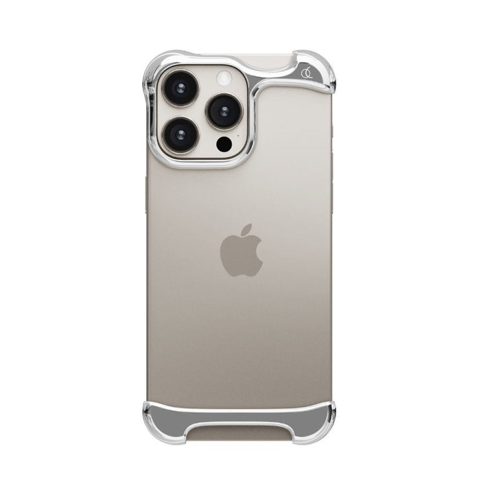 Husa de protectie din aluminiu pentru iPhone 16 Pro, Arc Pulse, Tip Bumper, Antisoc, Protectie Superioara