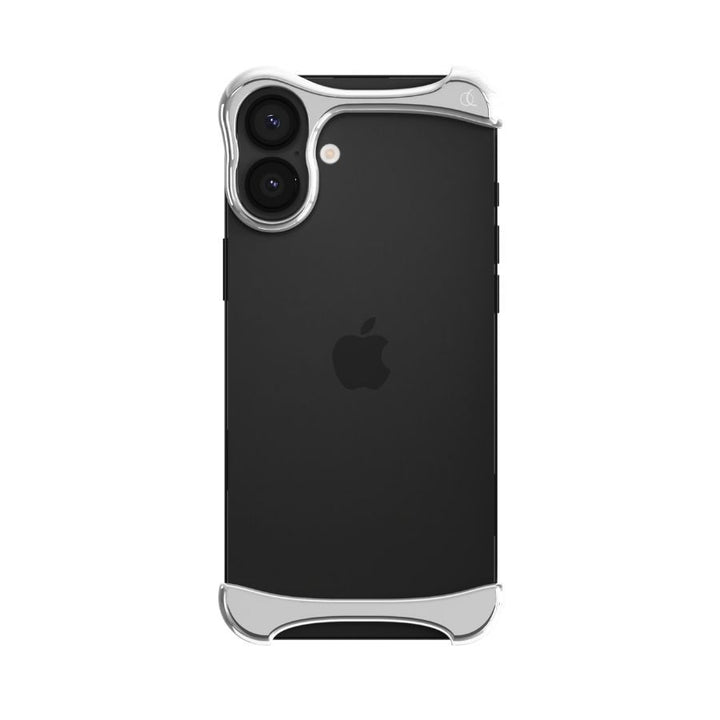 Husa de protectie din aluminiu pentru iPhone 16, Arc Pulse, Tip Bumper, Antisoc, Protectie Superioara