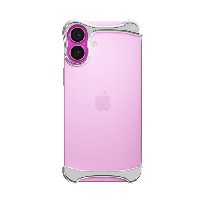 Husa de protectie din aluminiu pentru iPhone 16, Arc Pulse, Tip Bumper, Antisoc, Protectie Superioara