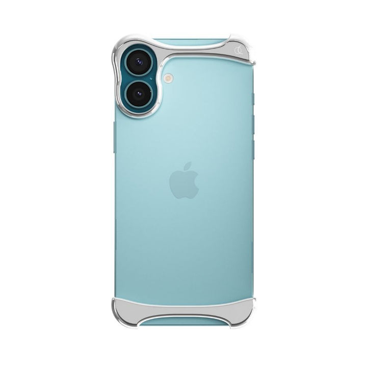 Husa de protectie din aluminiu pentru iPhone 16, Arc Pulse, Tip Bumper, Antisoc, Protectie Superioara
