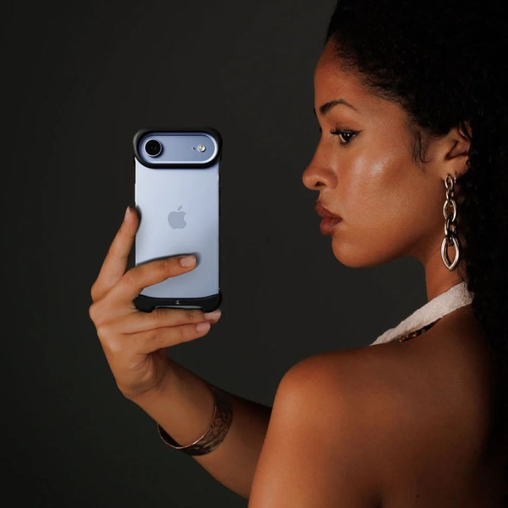 Husa de protectie din aluminiu pentru iPhone 17 AIR, Arc Pulse, Tip Bumper, Antisoc, Protectie Superioara