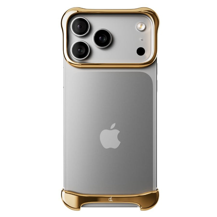 Husa de protectie din aluminiu pentru iPhone 17 Pro Max, Arc Pulse, Tip Bumper, Antisoc, Protectie Superioara