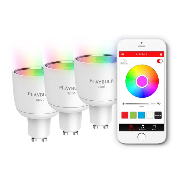 Bec LED Smart Bluetooth MiPow Playbulb™ Spot, GU10, 3 Bucati