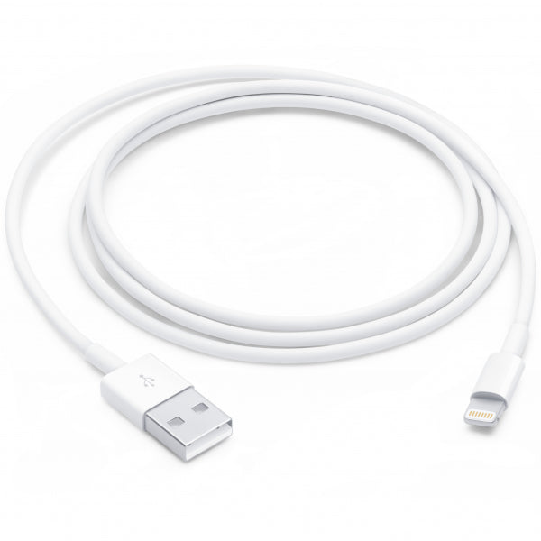 Cablu Date si Incarcare USB-A - Lightning Apple A1480, 18W, 1m, Alb