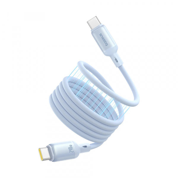 Cablu Date si Incarcare USB-C - USB-C Baseus PicoGo, 240W, 1m, Albastru