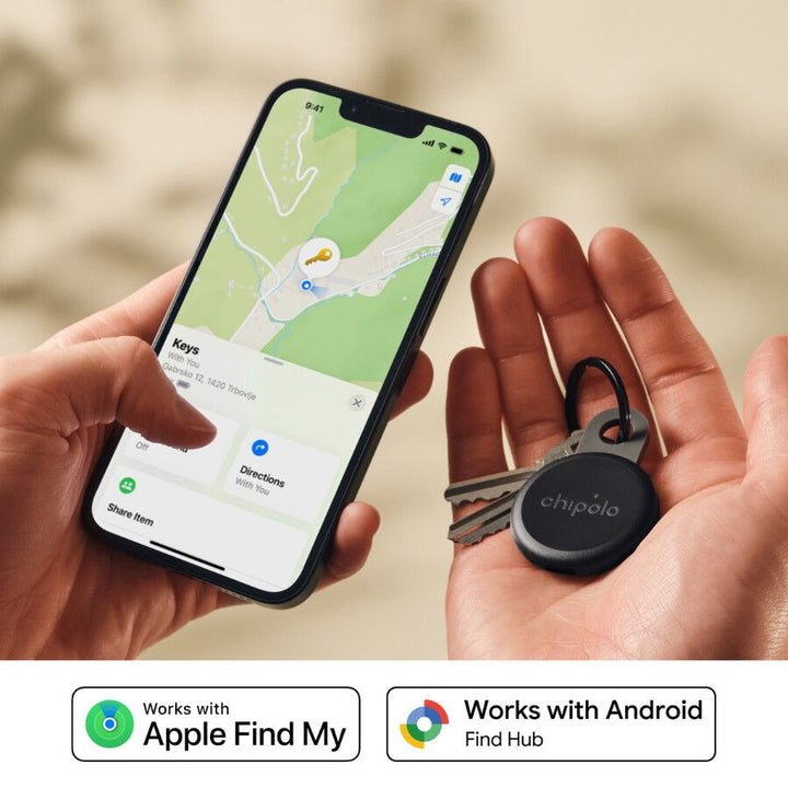 Localizator Bluetooth Chipolo LOOP, Autonomie 6 luni, Reincarcabil, Compatibil Apple si Android