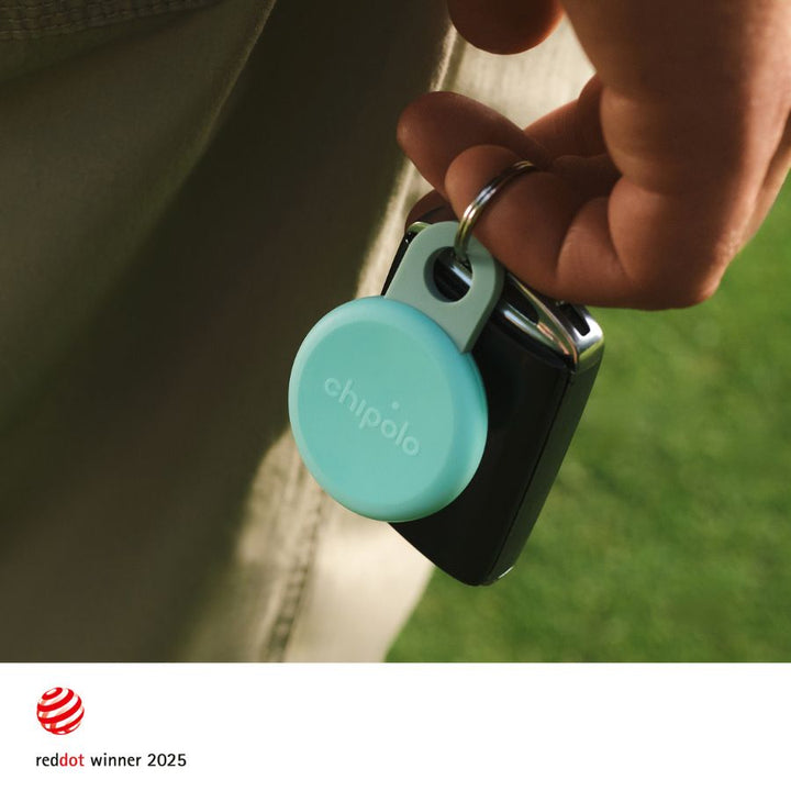 Localizator Bluetooth Chipolo LOOP, Autonomie 6 luni, Reincarcabil, Compatibil Apple si Android