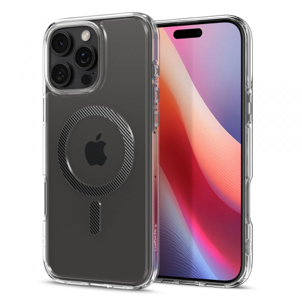 Husa MagSafe pentru Apple iPhone 16 Pro, Spigen, Ultra Hybrid, Gri