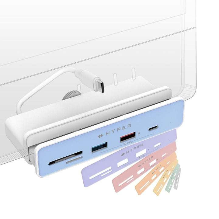 Hub USB-C 6 in 1 compatibil Apple iMac 2021 - iFan.RO