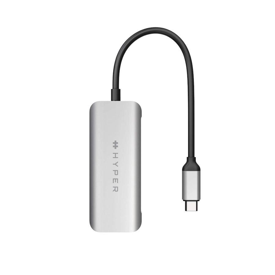 Hub HyperDrive USB-C 4 in 1, Argintiu - iFan.RO