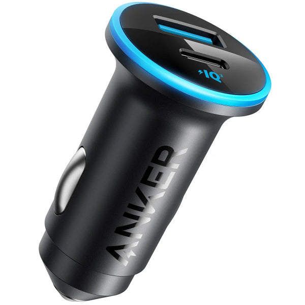 Incarcator Auto Anker 323, 52.5W, 3A, 1 x USB-A - 1 x USB-C, Negru