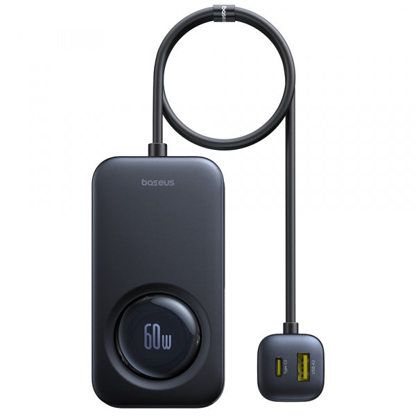 Incarcator Auto Baseus PrimeTrip VW1, 105W, 3A, 3 x USB-A - 2 x USB-C, Negru