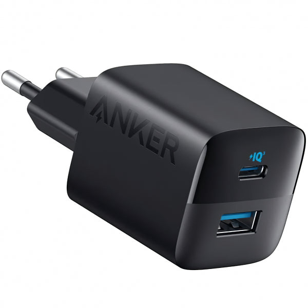 Incarcator Retea Anker 323, 33W, 3A, 1 x USB-A - 1 x USB-C, Negru