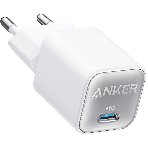 Incarcator Retea Anker 511 Nano 3, 30W, 3A, 1 x USB-C, Alb