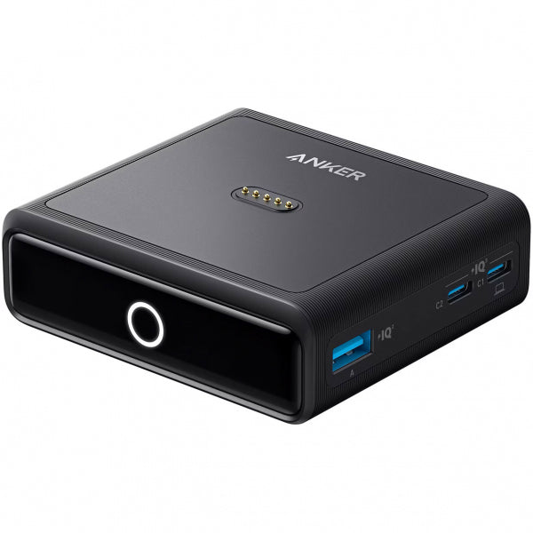 Incarcator Retea Anker pentru baterie externa Prime, 100W, 3A, 1 x Pogo Pin - 1 x USB-C - 2 x USB-A, Negru