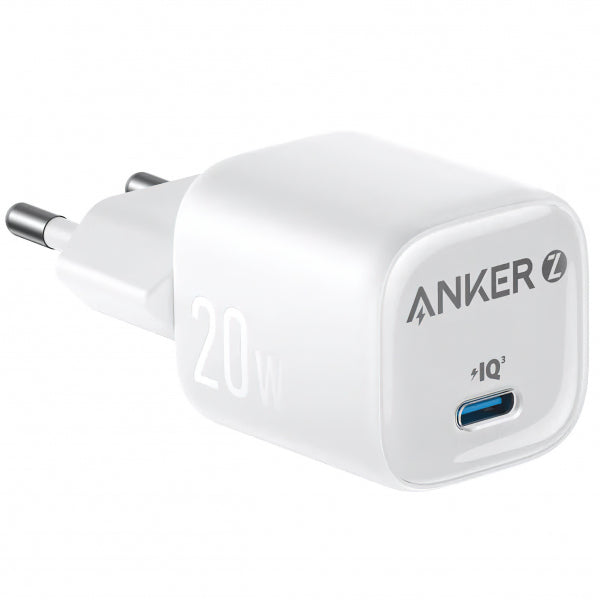 Incarcator Retea Anker Zolo, 20W, 3A, 1 x USB-C, Alb