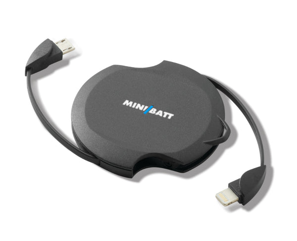 Incarcator Qi Wireless, MiniBatt PowerRing, Compatibil Cu Iphone Si Android Micro USB, Negru