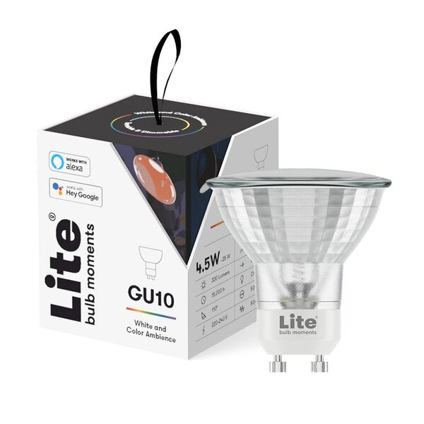 Bec Smart Lite bulb Moments, GU10, 4,5W Spot, RGB+W2700K