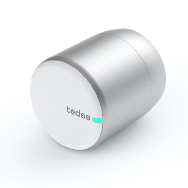 Încuietoare Inteligentă, Tedee PRO, Compatibil Apple HomeKit, Google Assistant, Amazon Alexa, Baterie Li-Po 3000 mAh, Argintiu