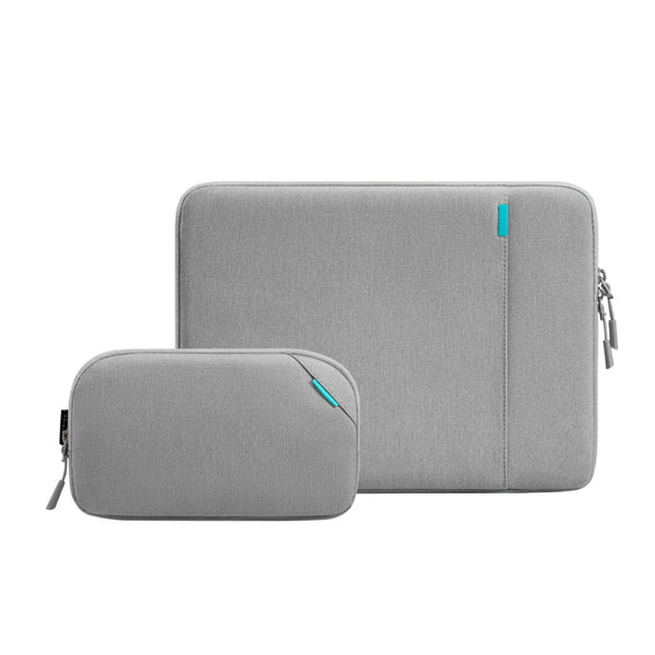 Sleeve Kit Tomtoc, 14" MacBook Pro, Protecție Premium și Accesorii, Gri Inchis