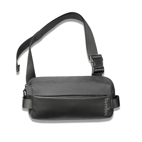 Geantă Sling, tomtoc Explorer Sling Bag S, Material Rezistent La Apă, Compartimente Multiple, Ușoară Și Compactă, Negru
