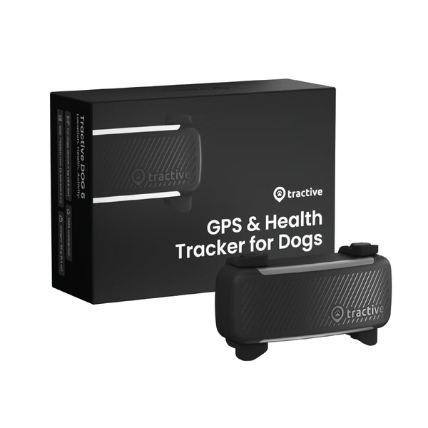 Localizator GPS pentru Caini, Tractive GPS Dog 6, Urmarire In Timp Real, Monitorizarea Activitatii, Negru